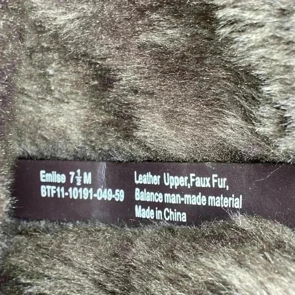 BARETRAPS Emilse Winter BOOTS Soft Suede Leather Faux Fur Lining Zips 7.5 - Picture 6 of 7